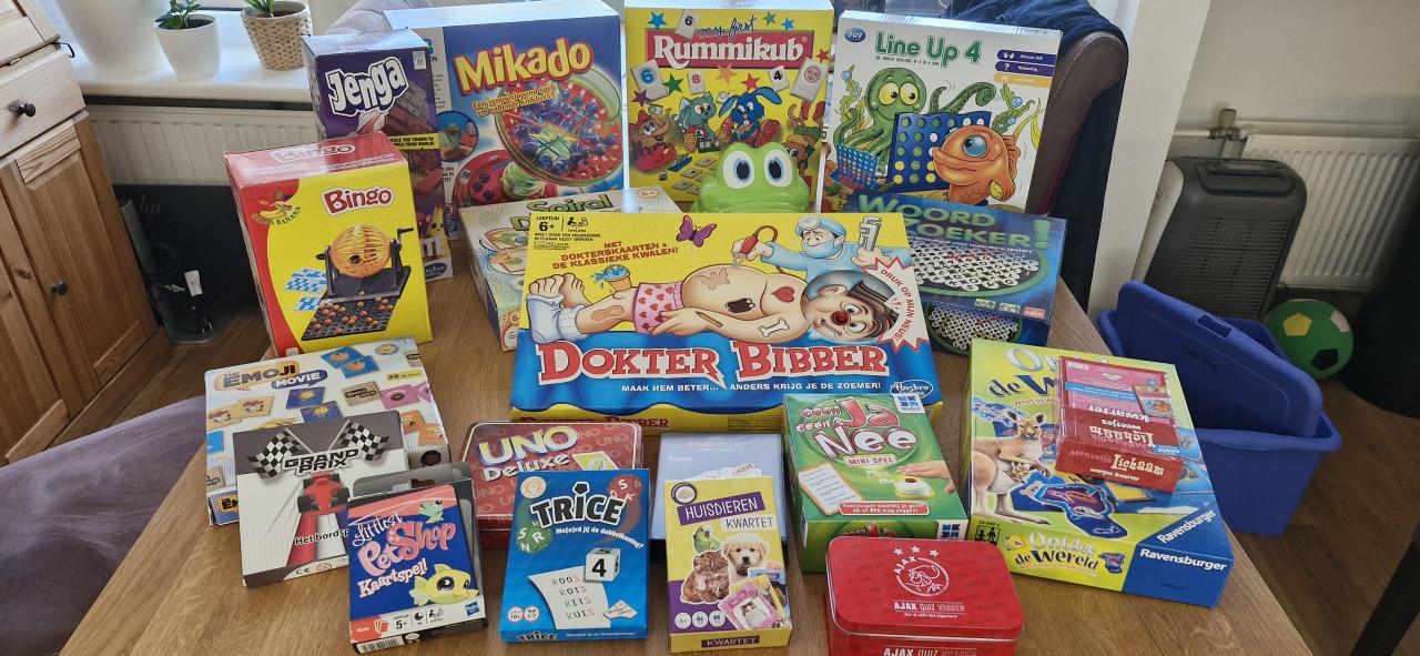Doos vol met spelletjes