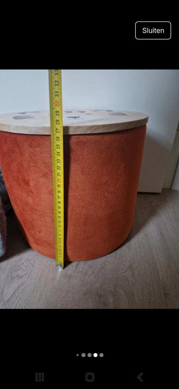 Opbergbox/ poefje kinderkamer