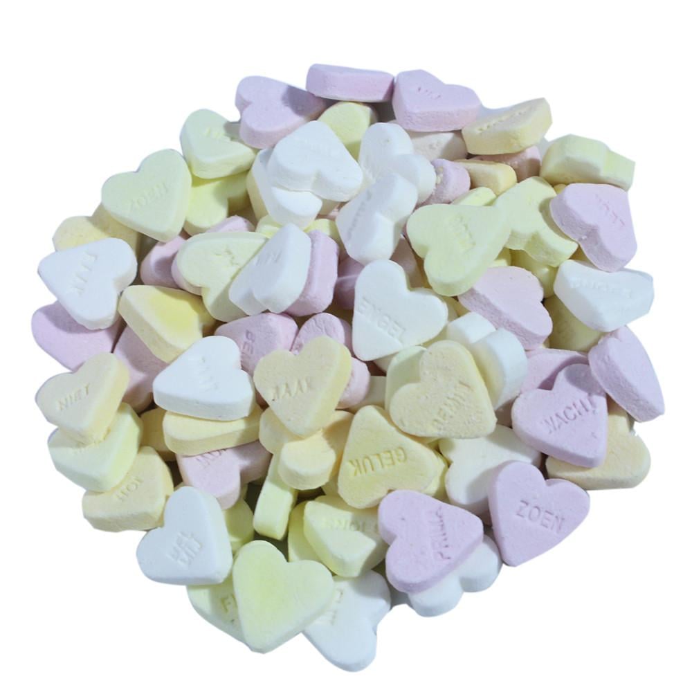 Snoep hartjes voor bedankjes
