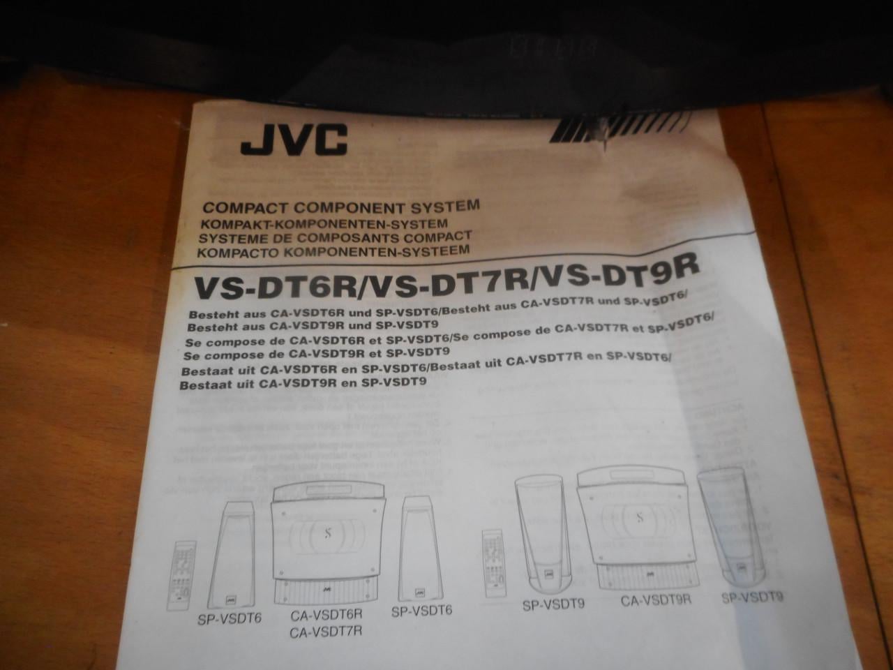 JVC mini set radio/cd speler