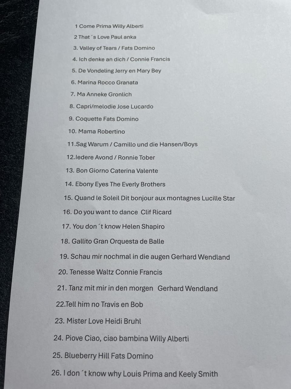 Singles jaren zestig diversen