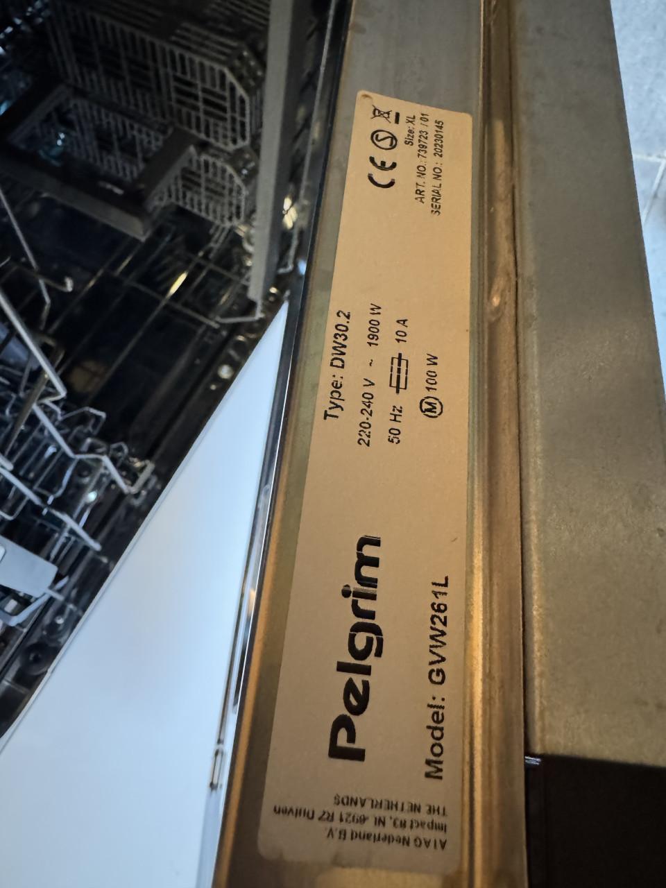 Pelgrim inbouw vaatwasser GVW261L