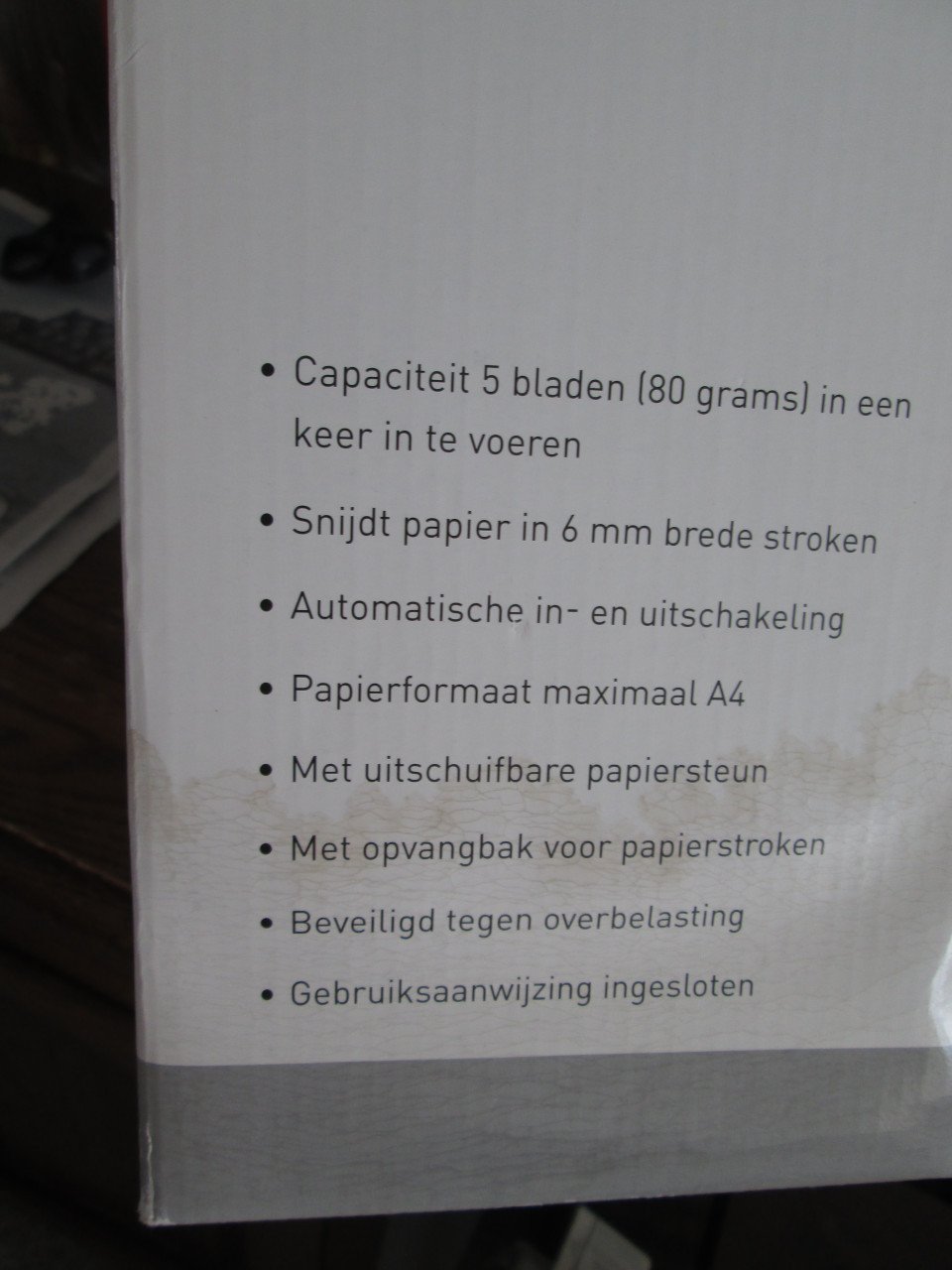 Papier versnipper machine