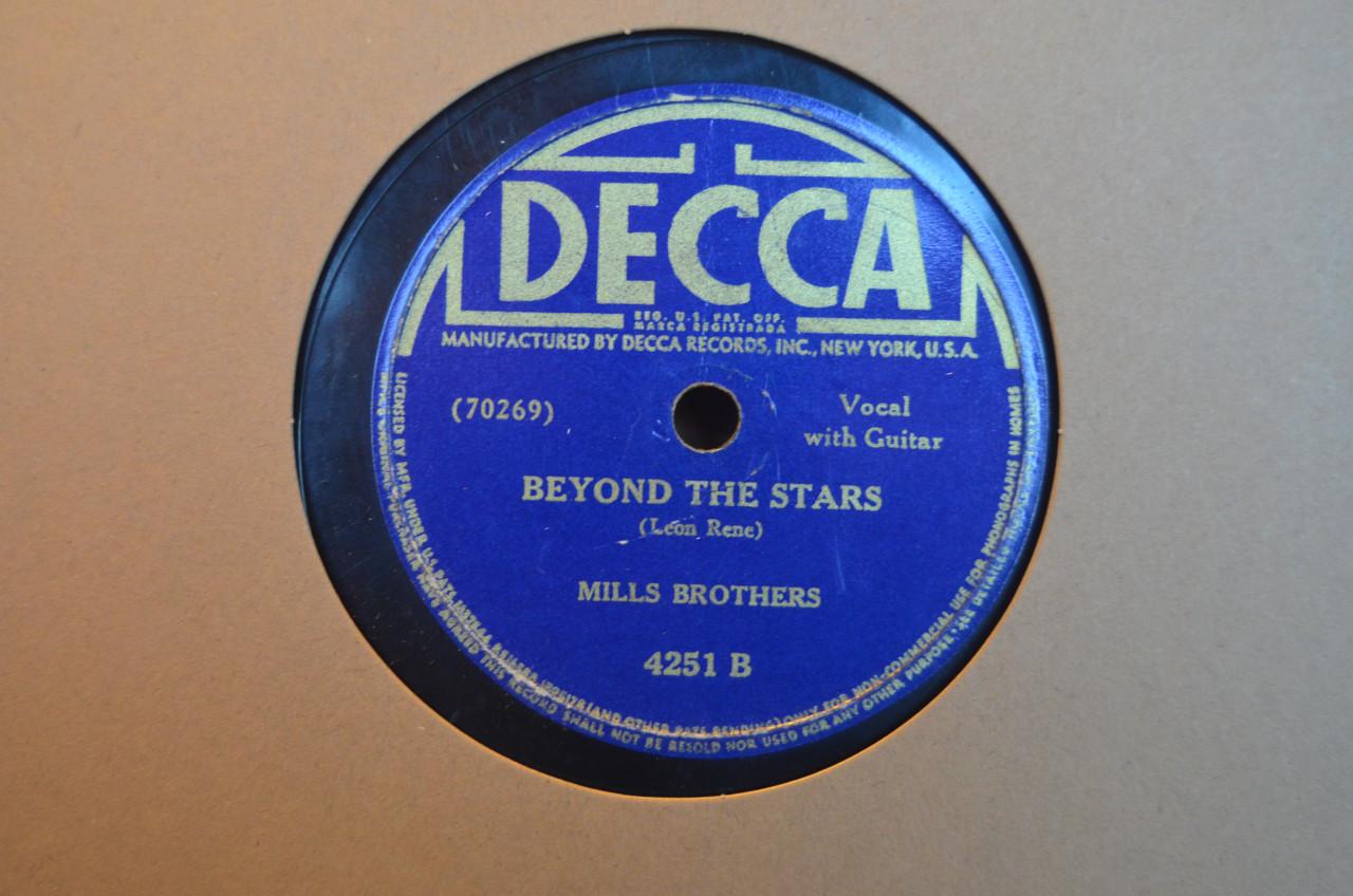 78 rpm Mills Brothers jaren '40 en '50 héél veel stuks. (6)