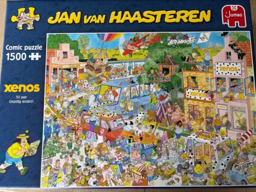 Jan van Haasteren "50 jaar xenos" gezellig anders