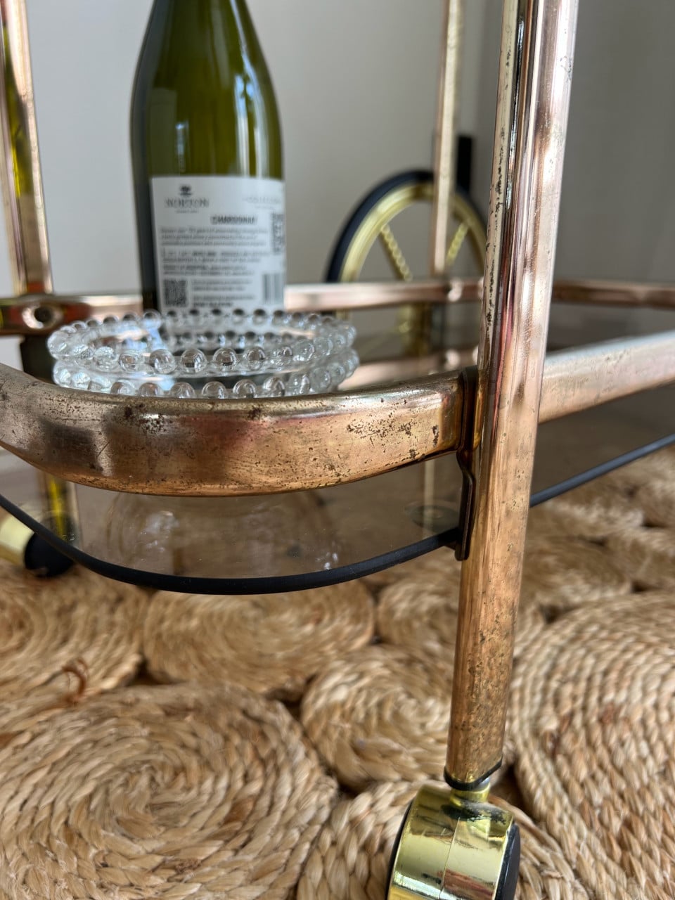 Prachtige vintage serveertrolley