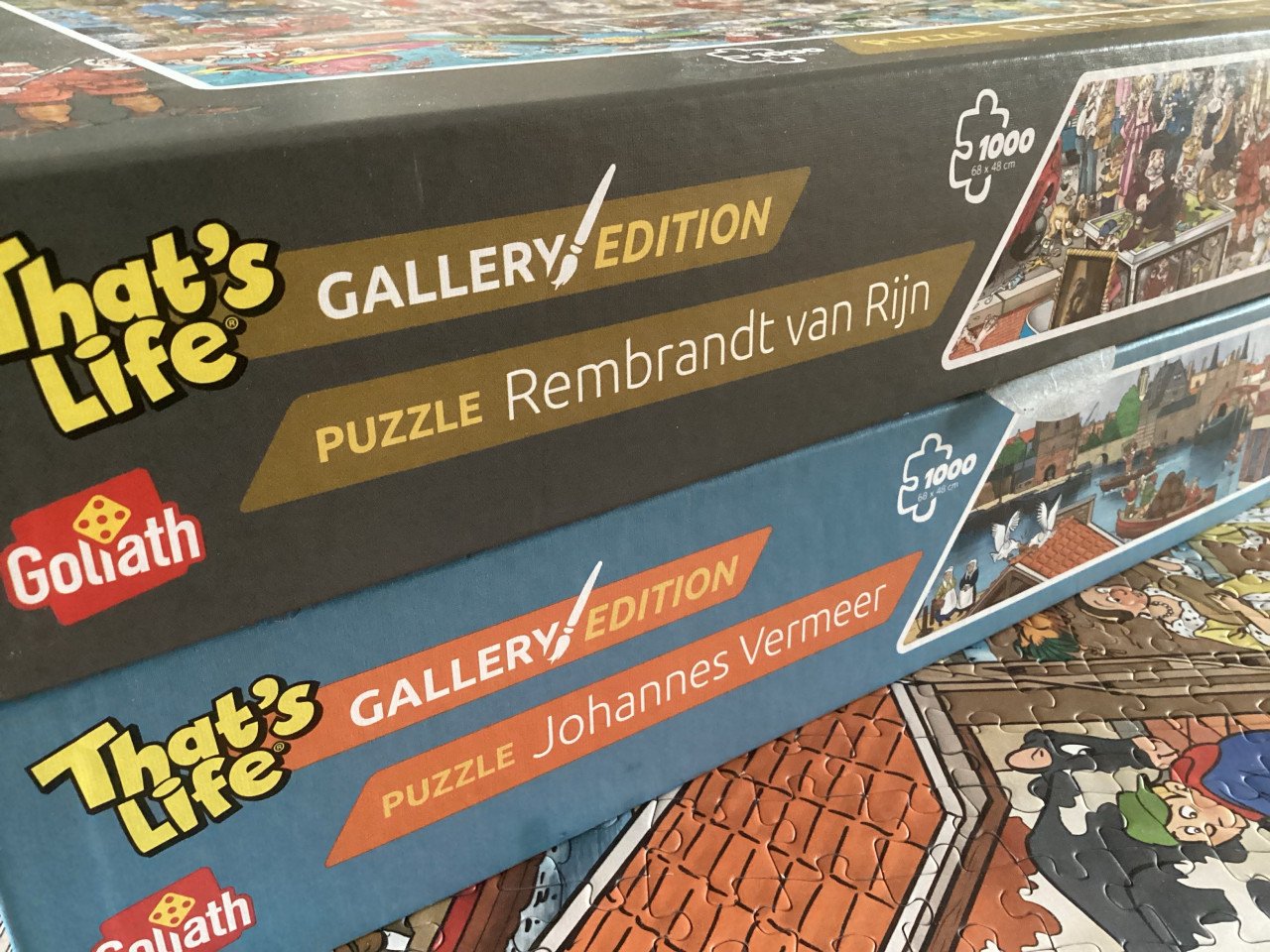 Goliath That’s Life puzzels: Gallery Edition
