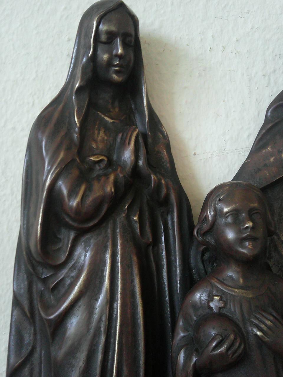 BRONZEN PLAQUETTE SYLVAN NORGA ,BELGIÉ JAREN '20