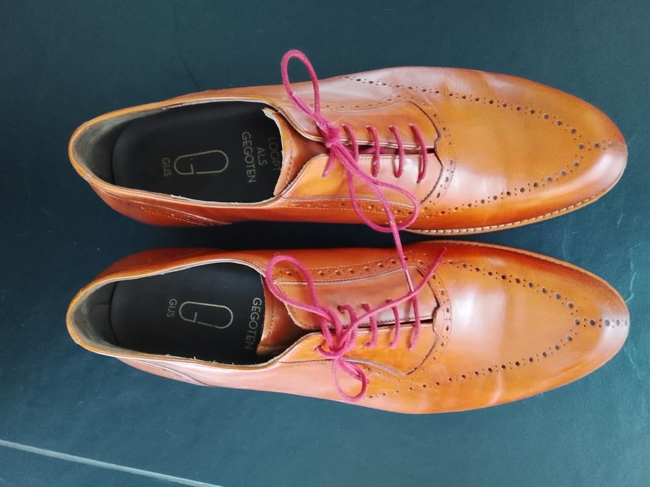 GIJS cognacbruine herenschoenen