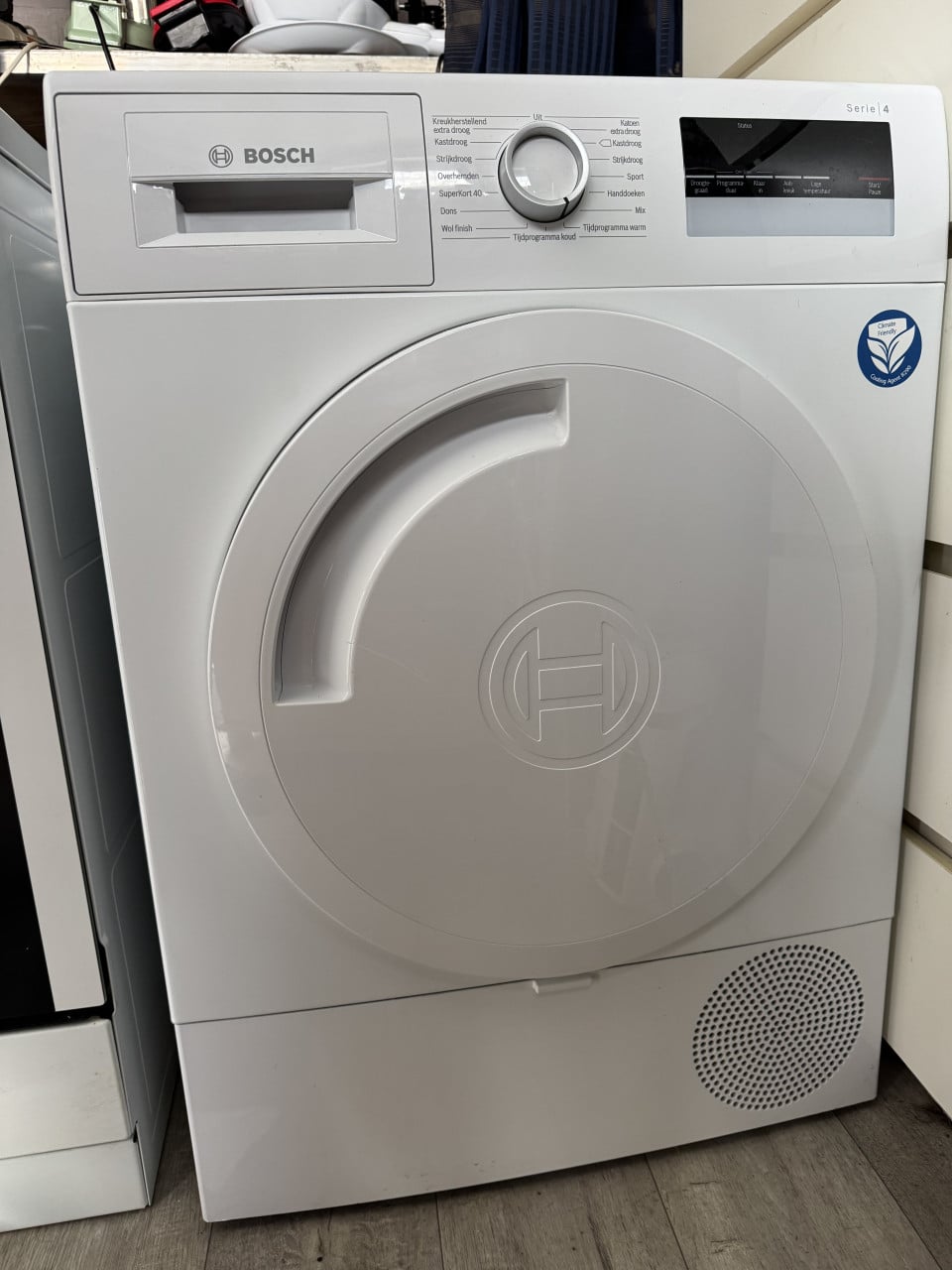 Warmtepomp droger bosh serie 4