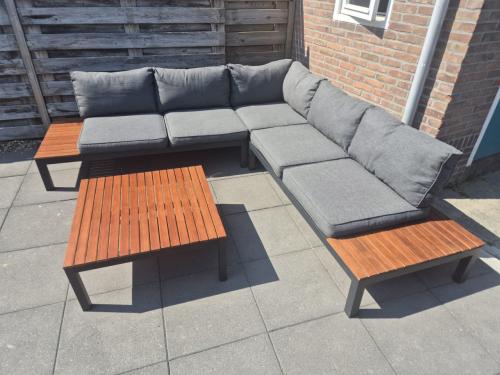 Aluminium Loungeset 246 x 246 cm (bezorging mogelijk)