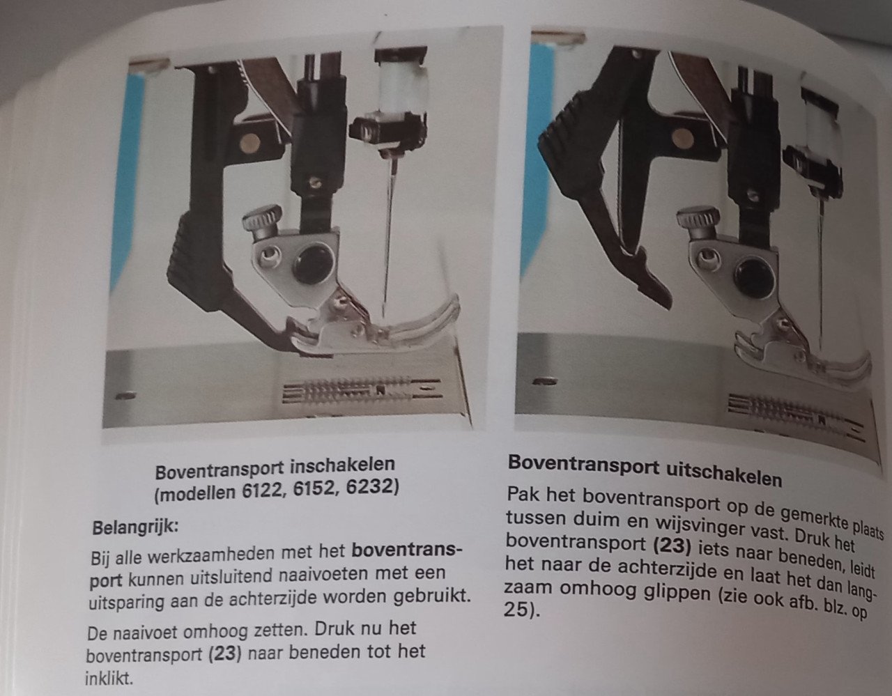 PFAFF 6122 DUBBEL STOFTRANSPORT