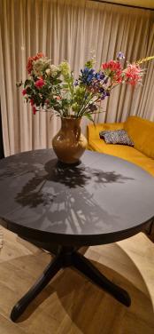 Ronde (uitschuifbare) eettafel