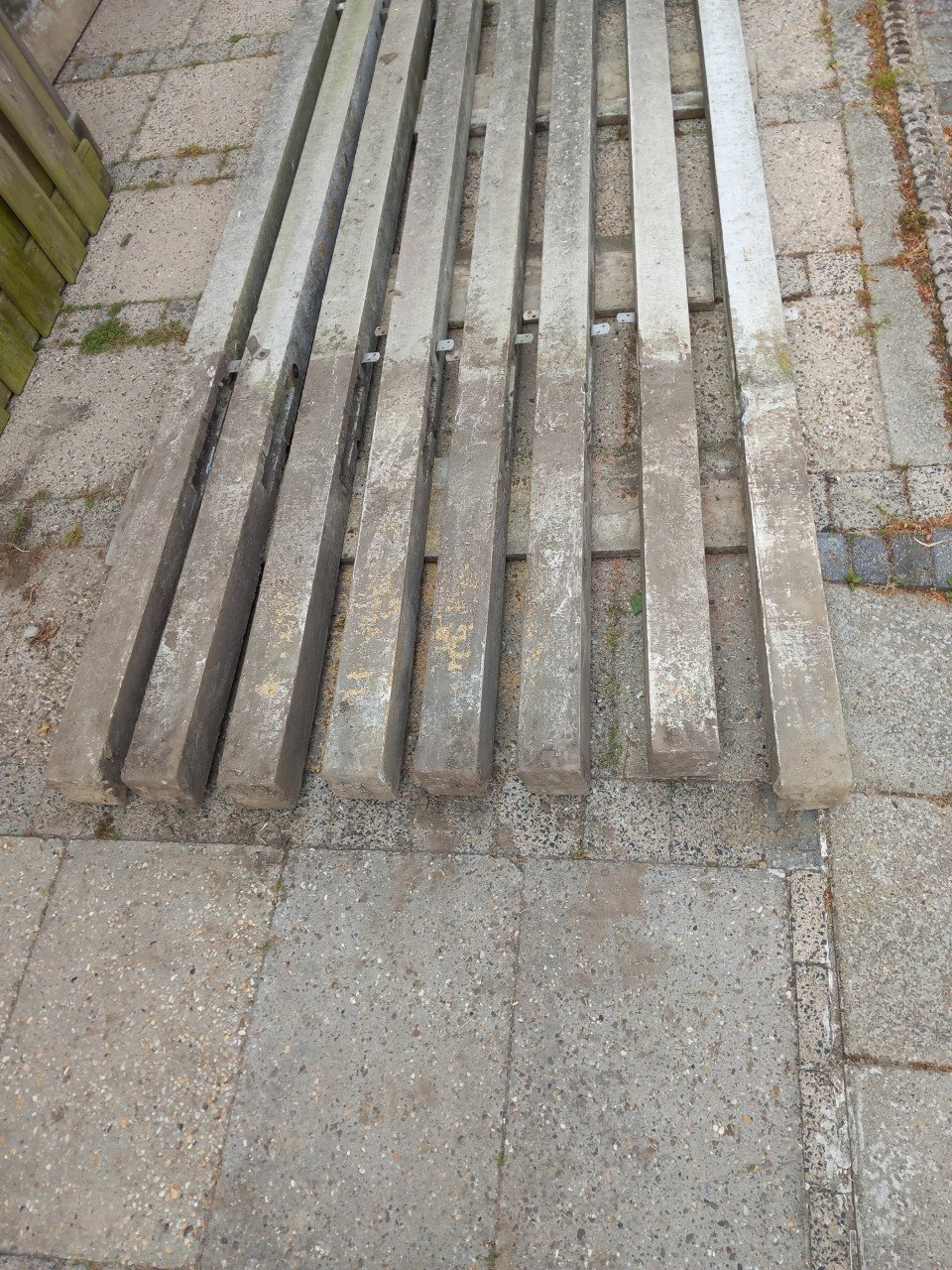 Betonpalen schutting