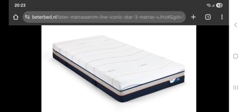 Te koop: 2 matrassen van 1 jaar oud (M Line 3 en M Line 4)