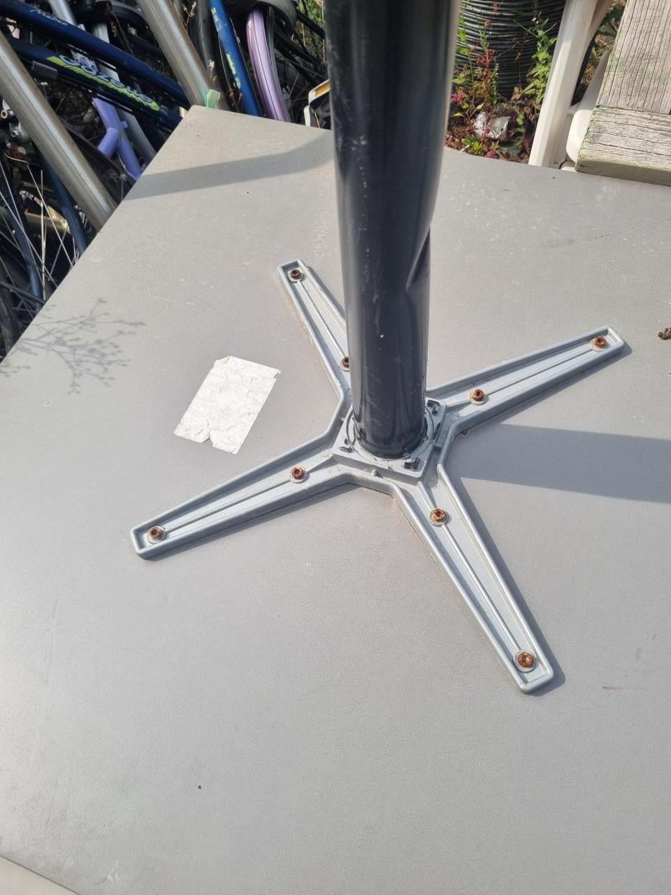 Tuinset terras alu 2 x TAFEL klein & groot