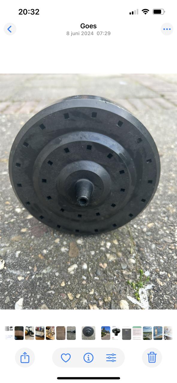 Te koop grote sproeier voor grote vijver nieuwprijs 150 vraagprijs 90