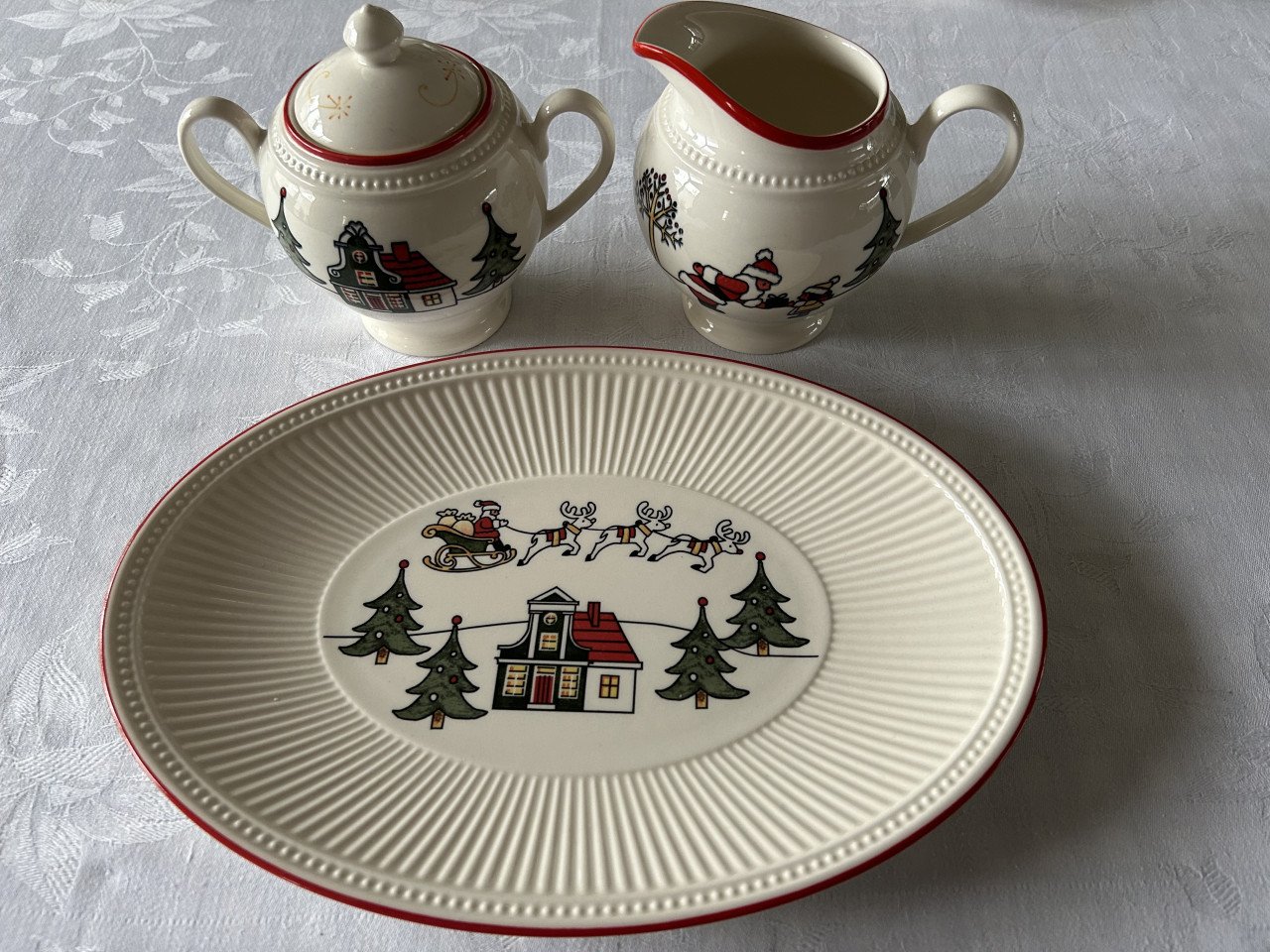 Wedgwood Windsor Christmas kerst servies.