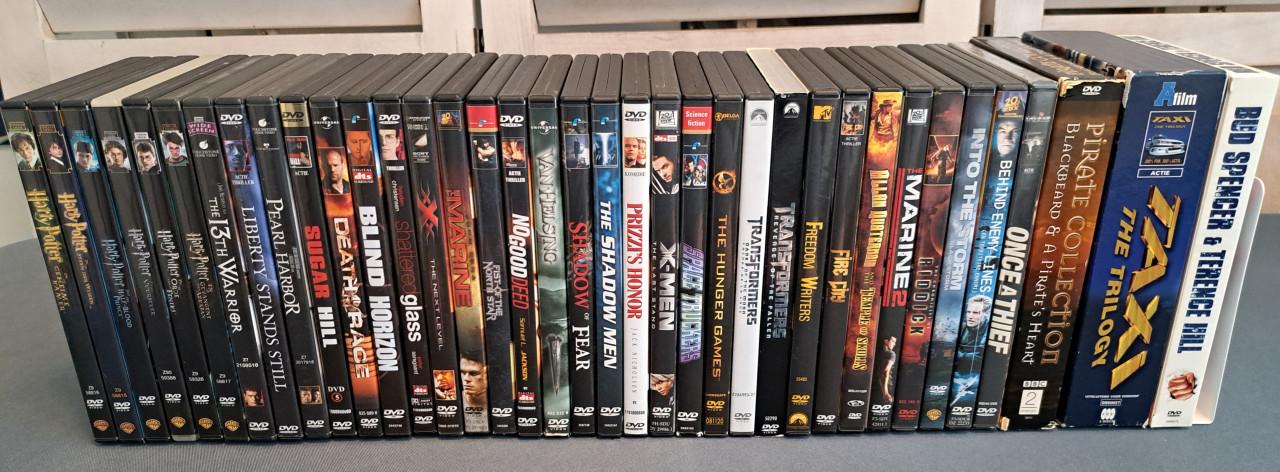 Meer dan 35 DVD's - diverse genres