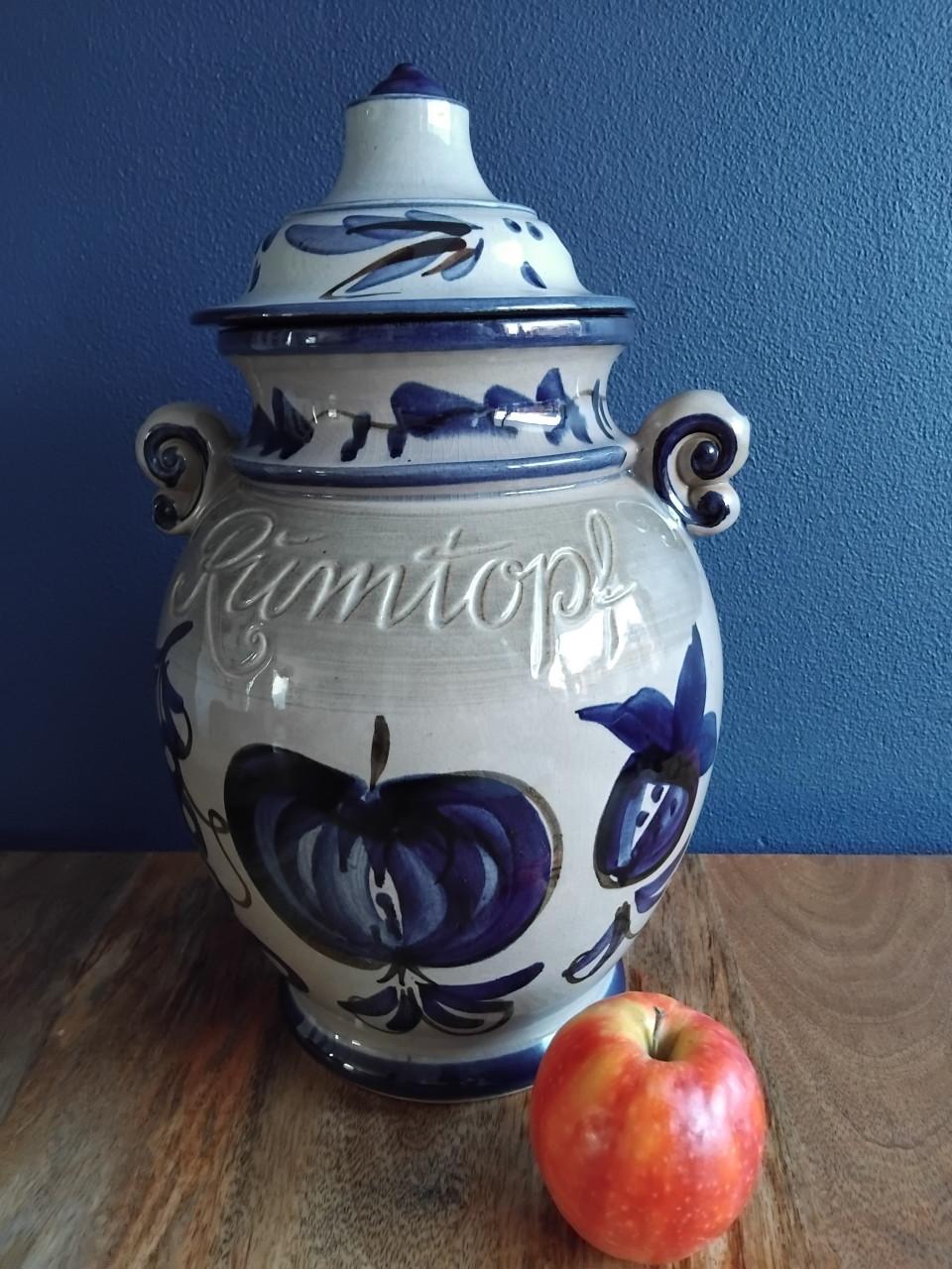 Vintage rumtopf / pot / vaas Jaren '60/'70