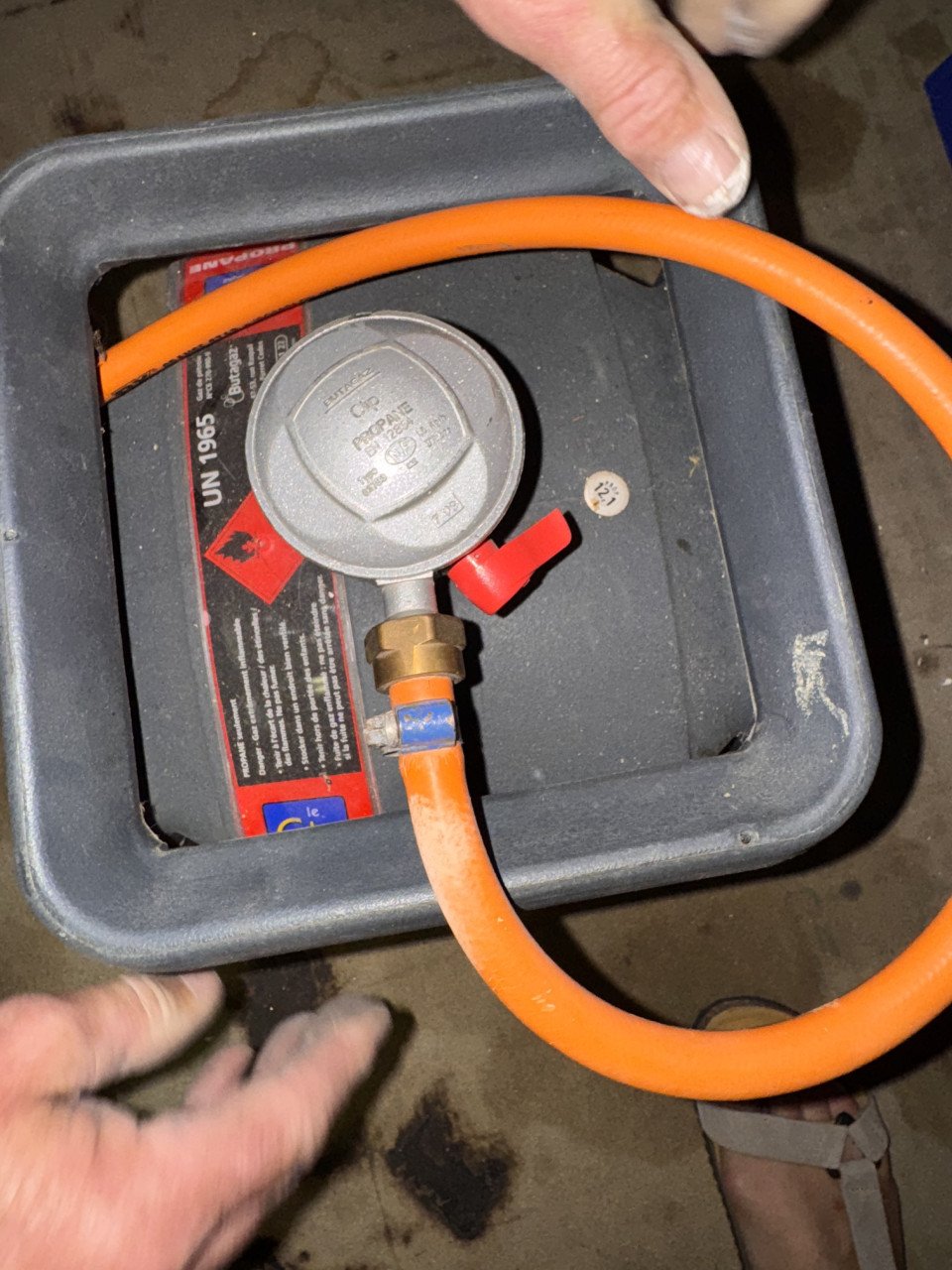 Camping gasfles