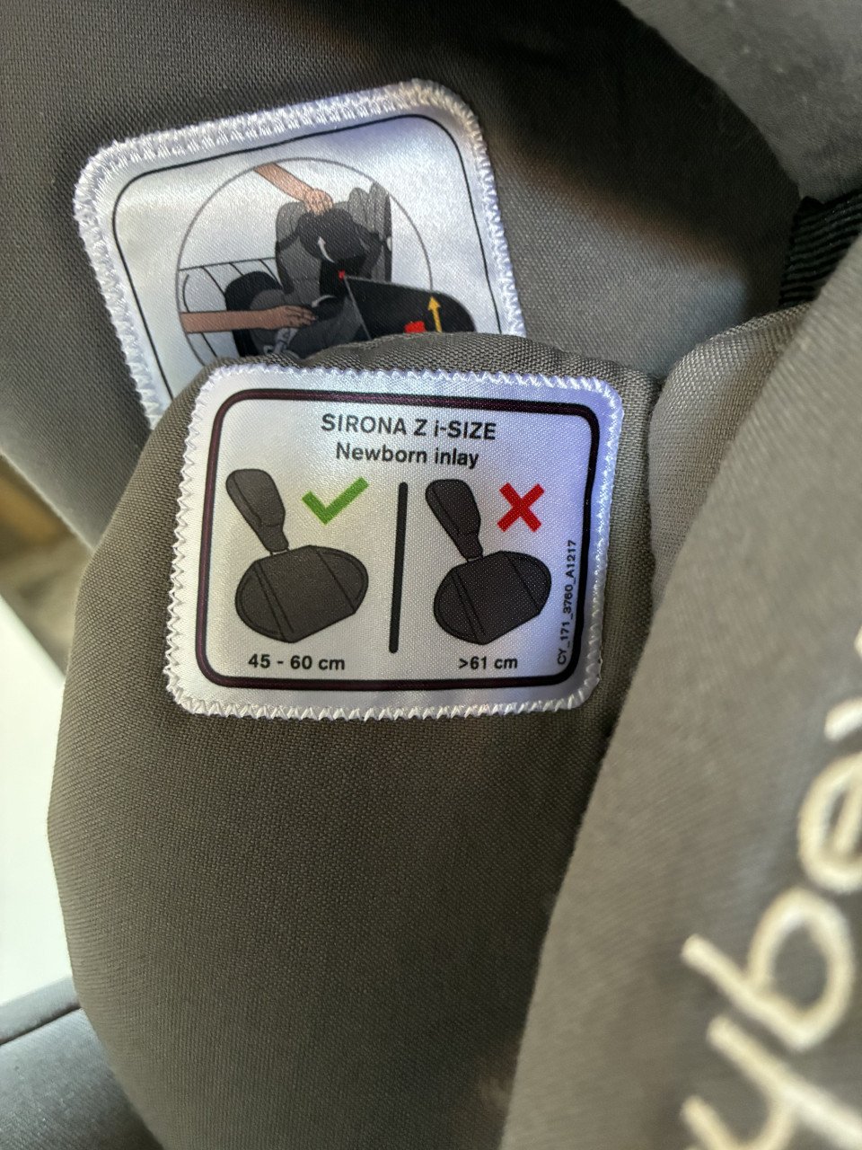 Cybex Cloud Z, Sirona Z en base