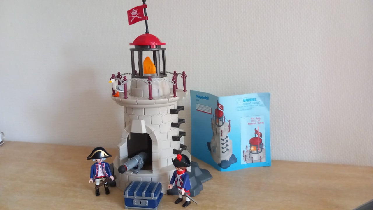 Playmobil vuurtoren met bewaking setnr 6680