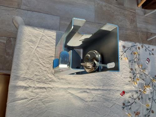 Disselslot nieuw, met ring hangslot