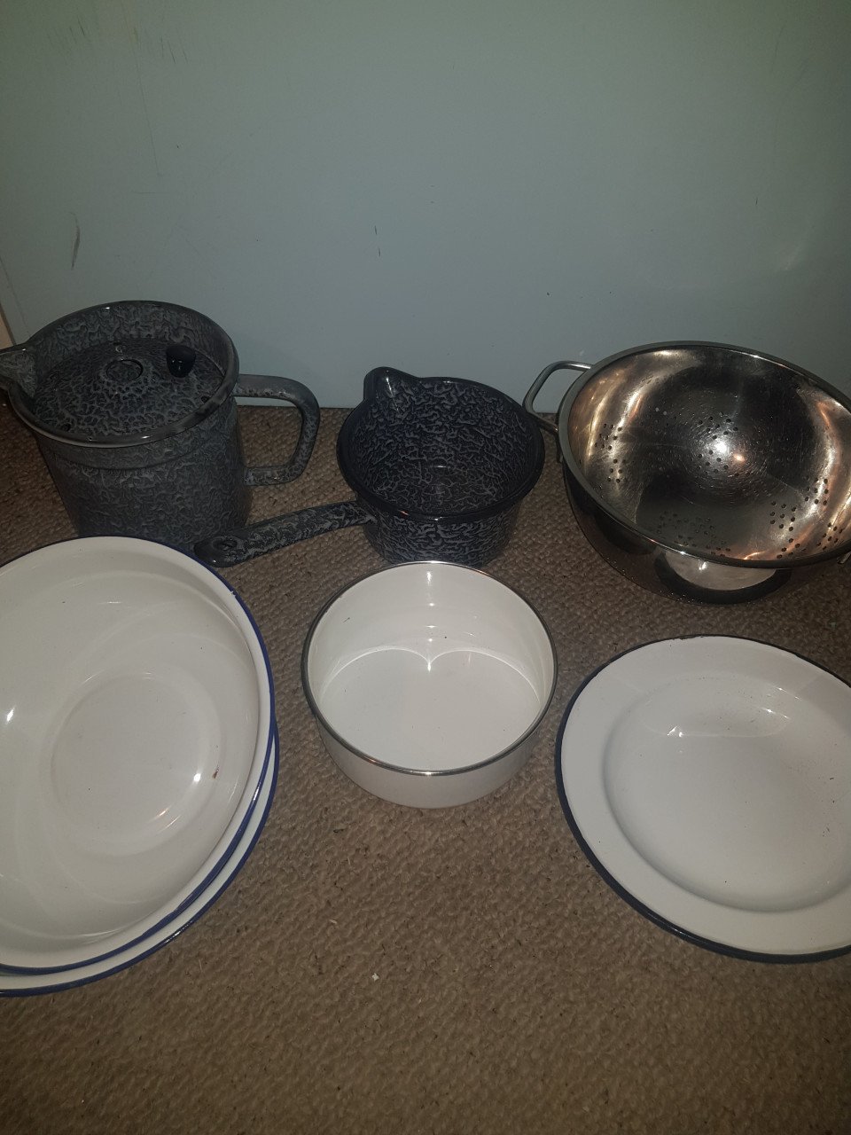 Partij kook en bakpannen