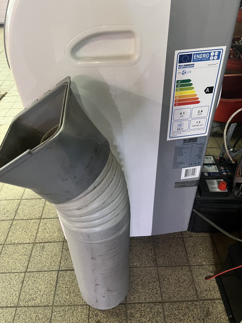 TEAB verplaatsbare Airco ; werkt perfect