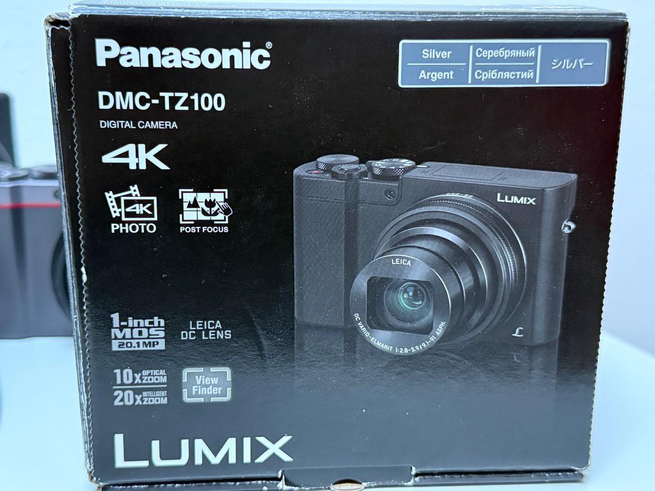 Panasonic Lumix TZ100 | 1” sensor | Leica 10x zoom | 4K | compleet
