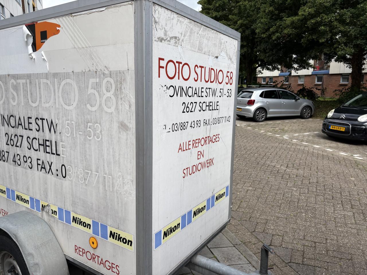 Gesloten aanhanger hapert