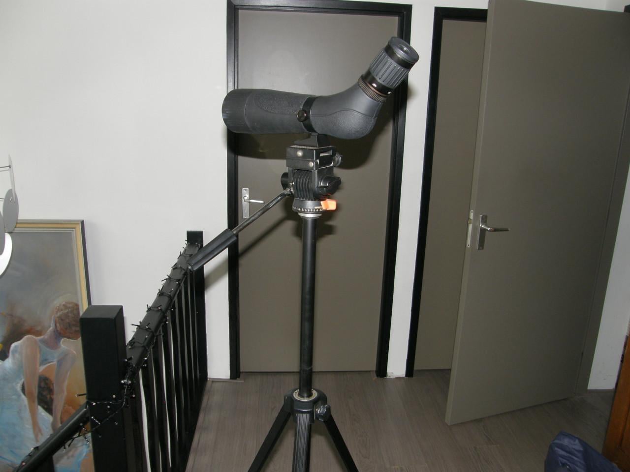 Gullmann statief met Bresser kijker