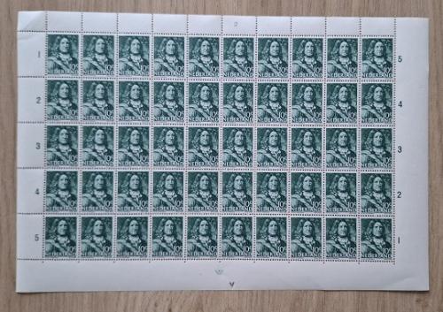 Zeehelden Postzegelvel 10 CT