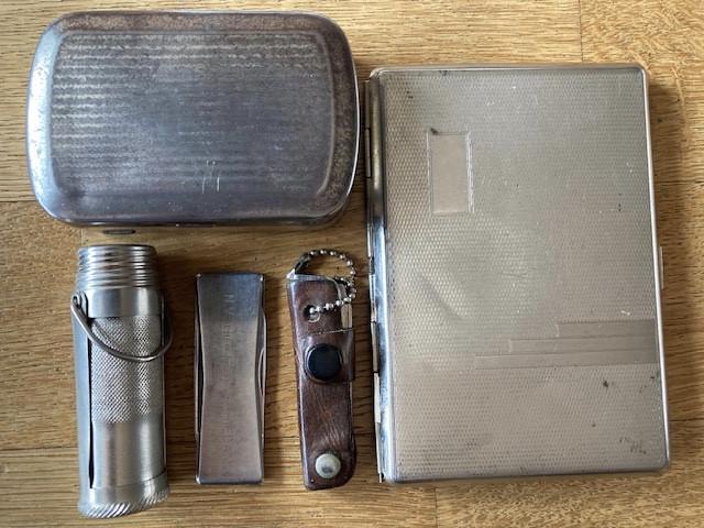 Vintage Zakmes - tabaksdoosje - en meer