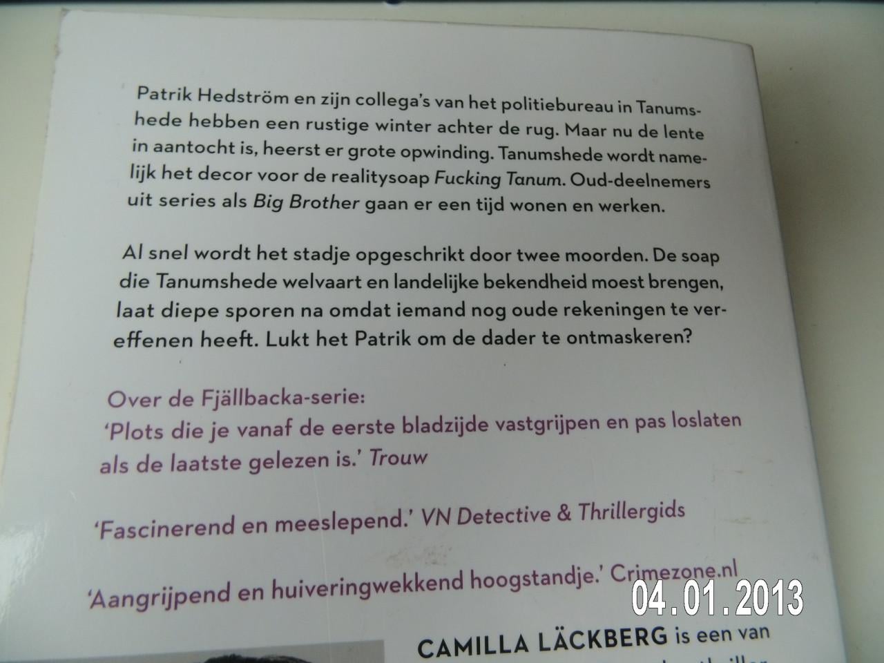 3 Thrillers van Camilla Läckberg.