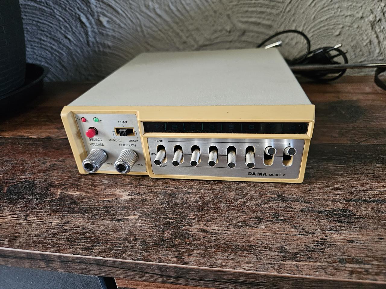 Vintage RA-MA Model B Scanner Radio werkend