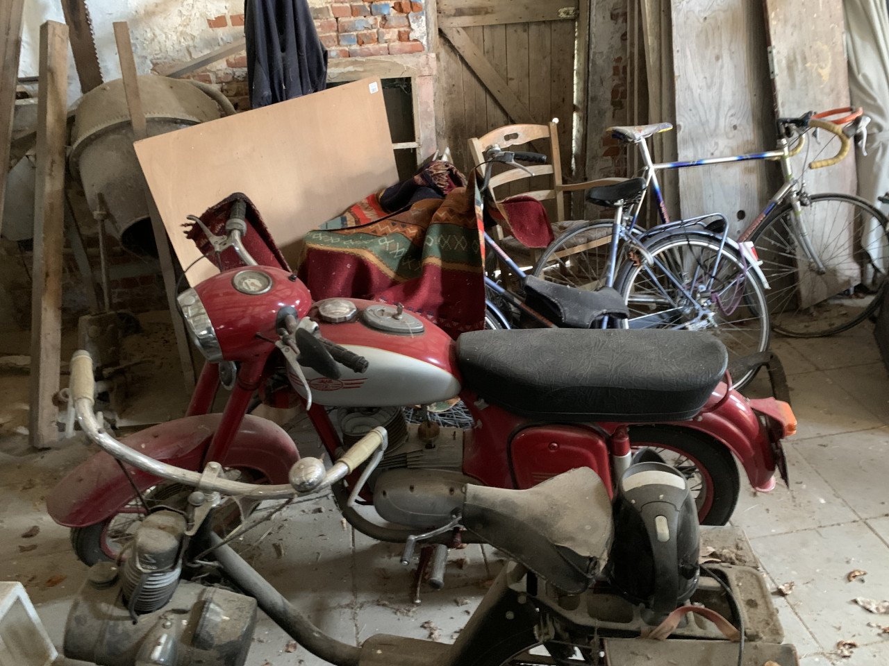 3   oude motoren