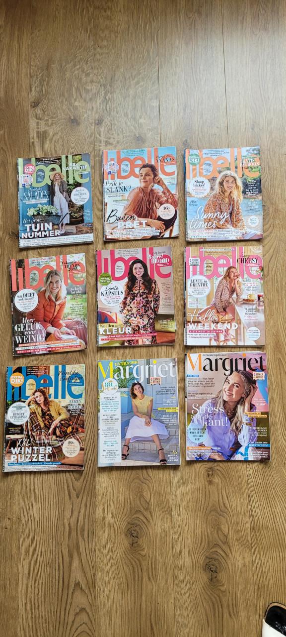 7 x libelle en 2 x margriet