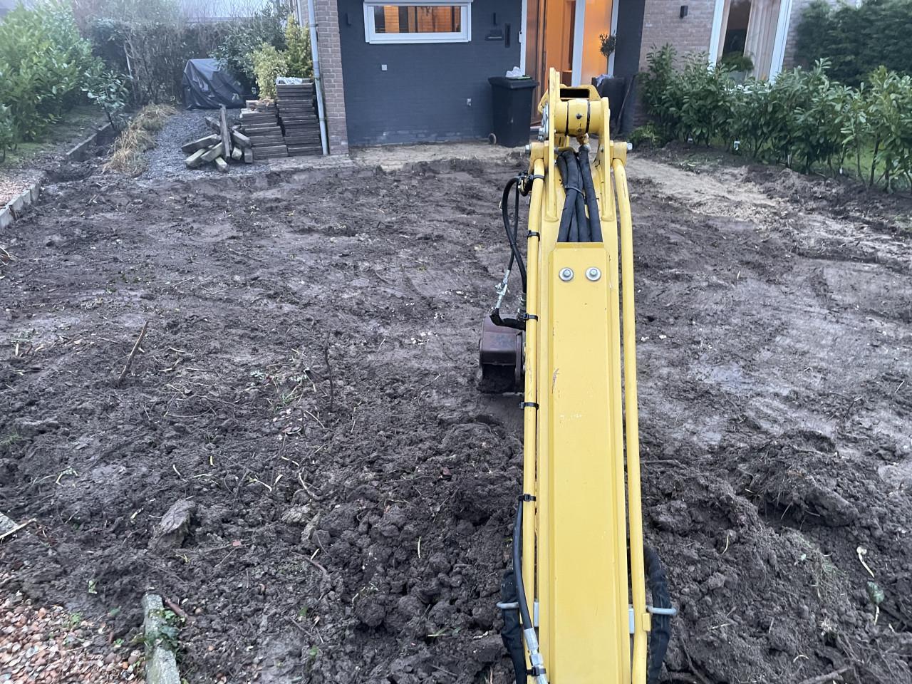 Minigraver werkzaamheden