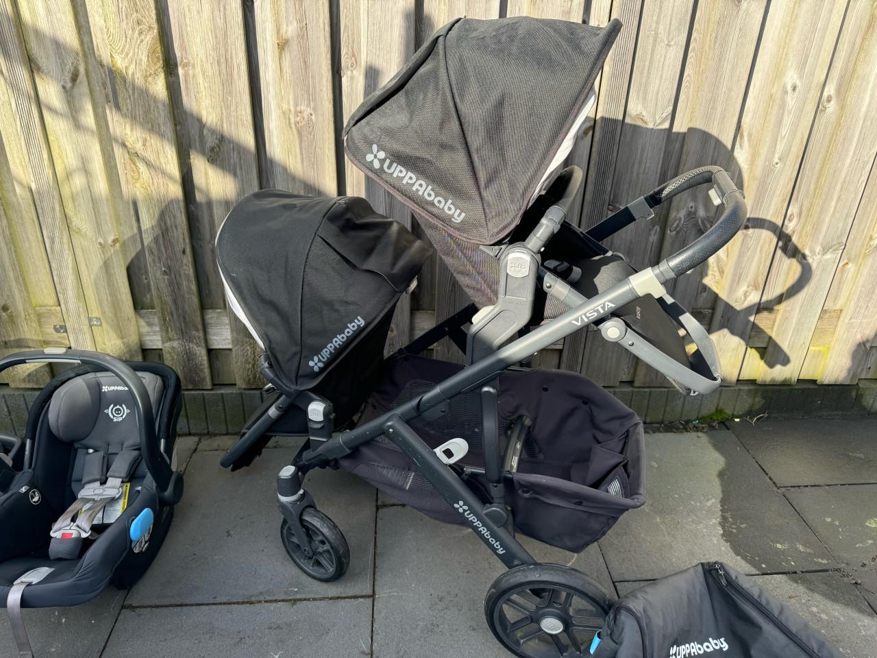Uppababy vista kinderwagen met autostoel