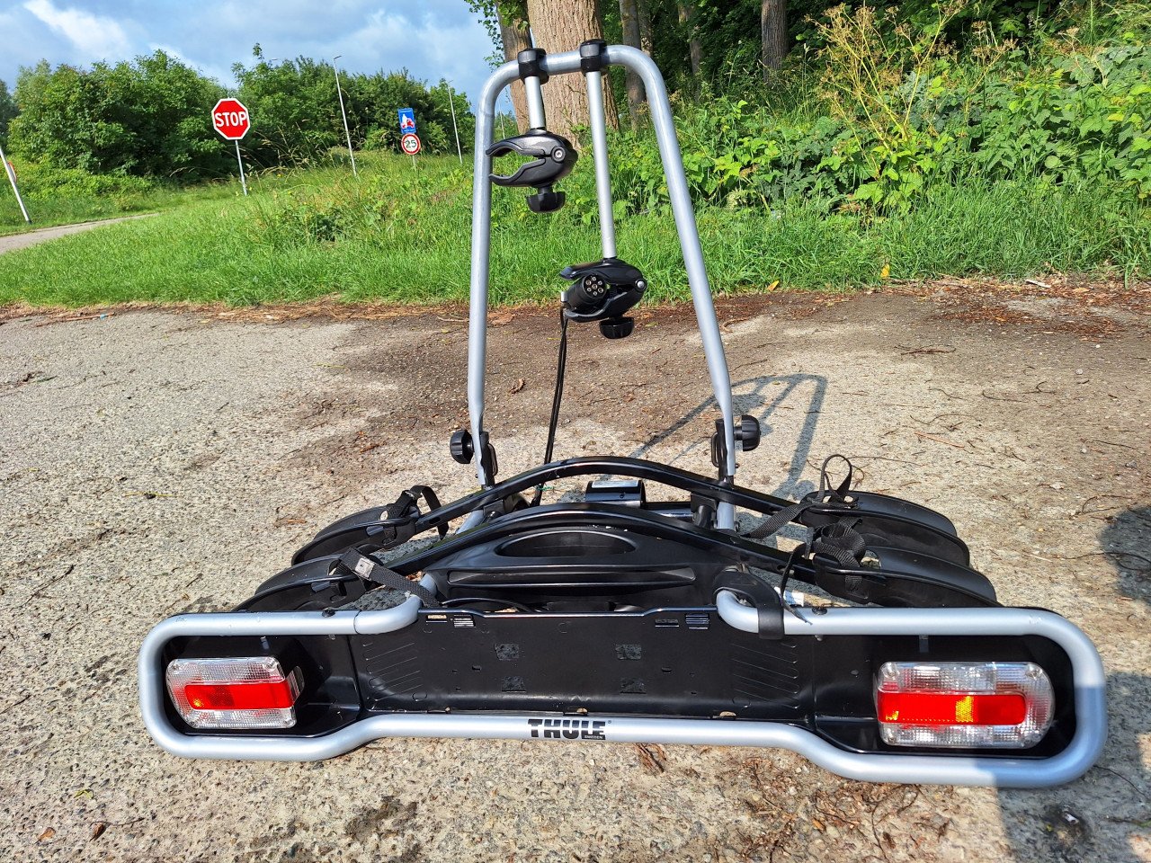 Thule Fietsendrager voor 2 fietsen als nieuw!