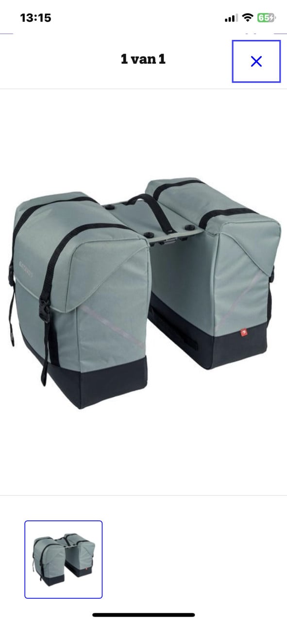 Nieuwe Batavus Allround dubbele fietstassen te koop!