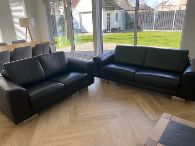 Leren 2 en 3-sits bank