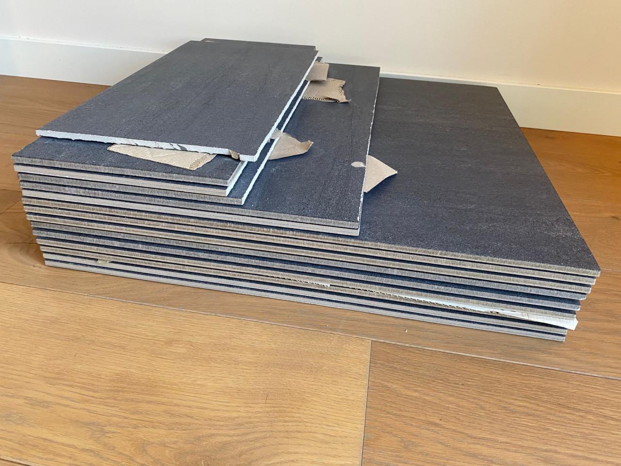 Antraciet keramische vloertegels “Europa Bruxelles” 60,4 x 60,4