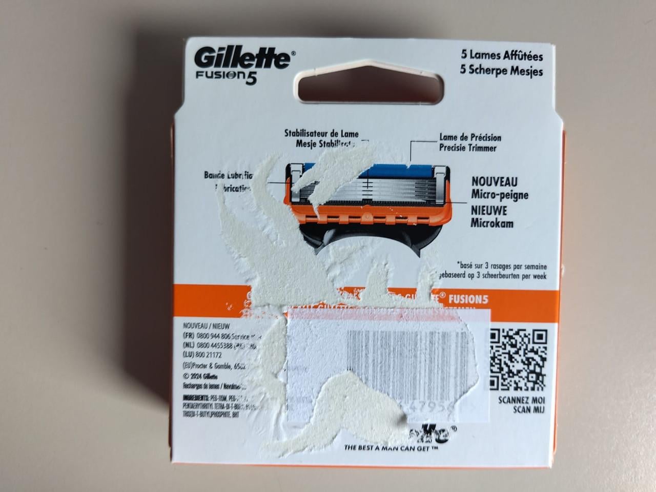 Gillette Fusion5 scheermesjes (navul)