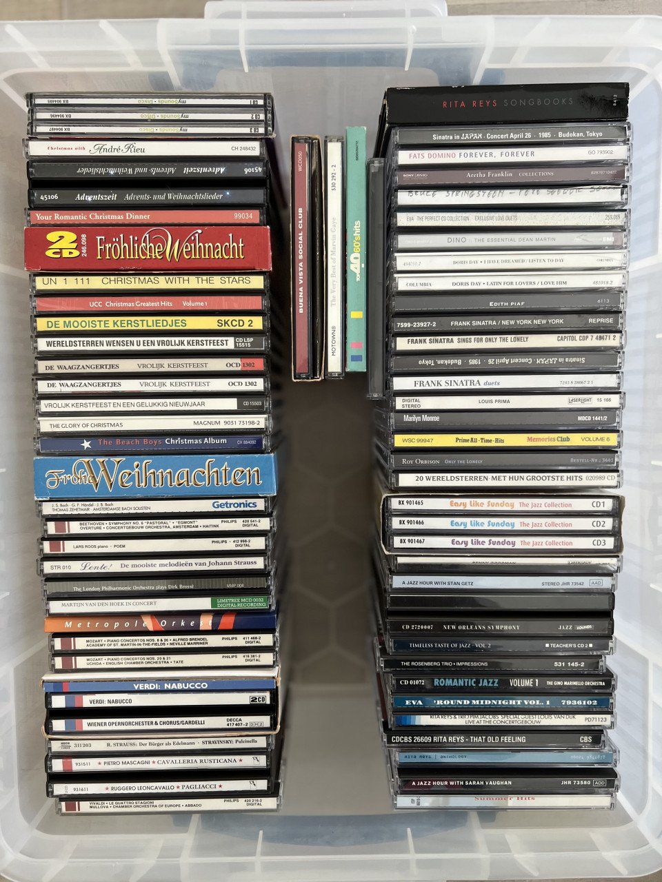 220 CD albums gevarieerd van pop tot klassiek