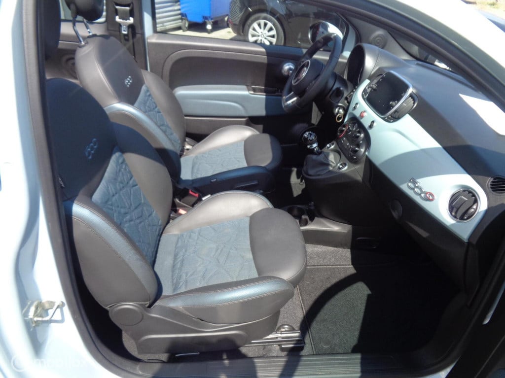 Fiat 500 C 1.0 hybrid launch edition/airco/16''lm velgen/half leer/1st eig/
