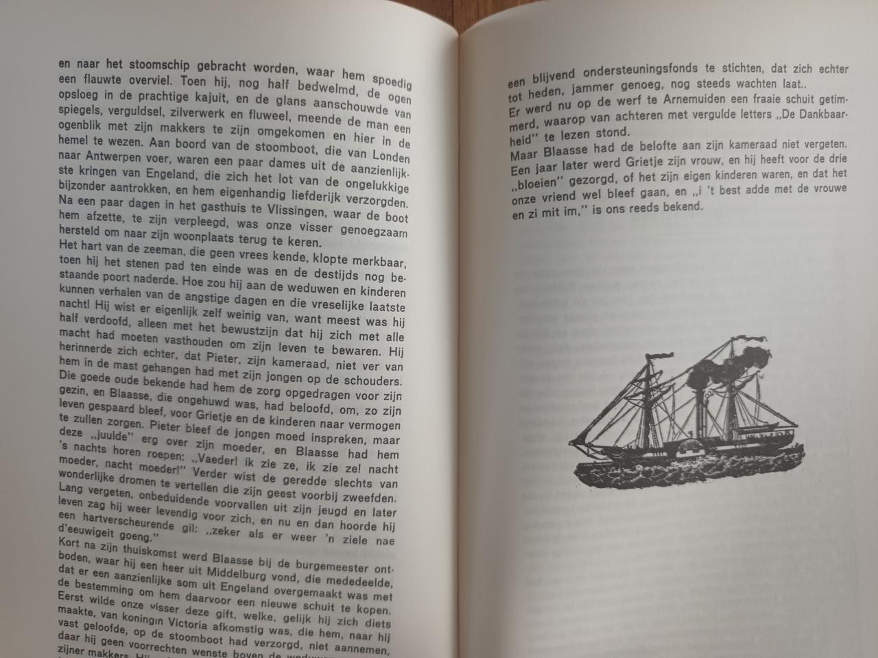 Uit het Zeeuwsche Volksleven mét trein-uitvouwkaart Roosendaal-Vlissingen