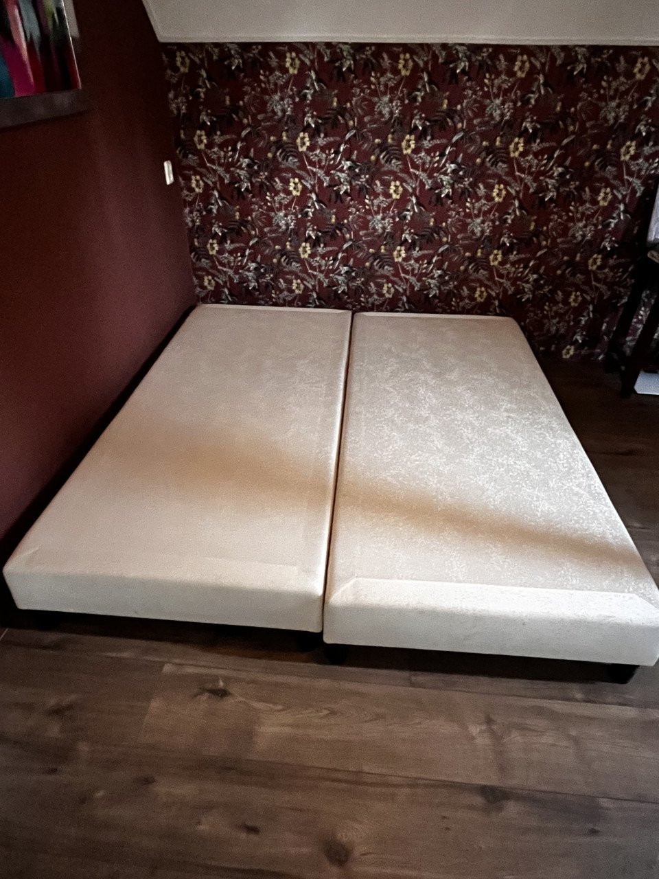 Tweepersoons Auping bed. Of twee enkele.